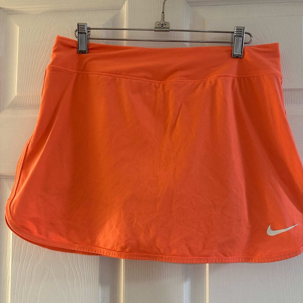 Nike Bright Orange Sports Skirt